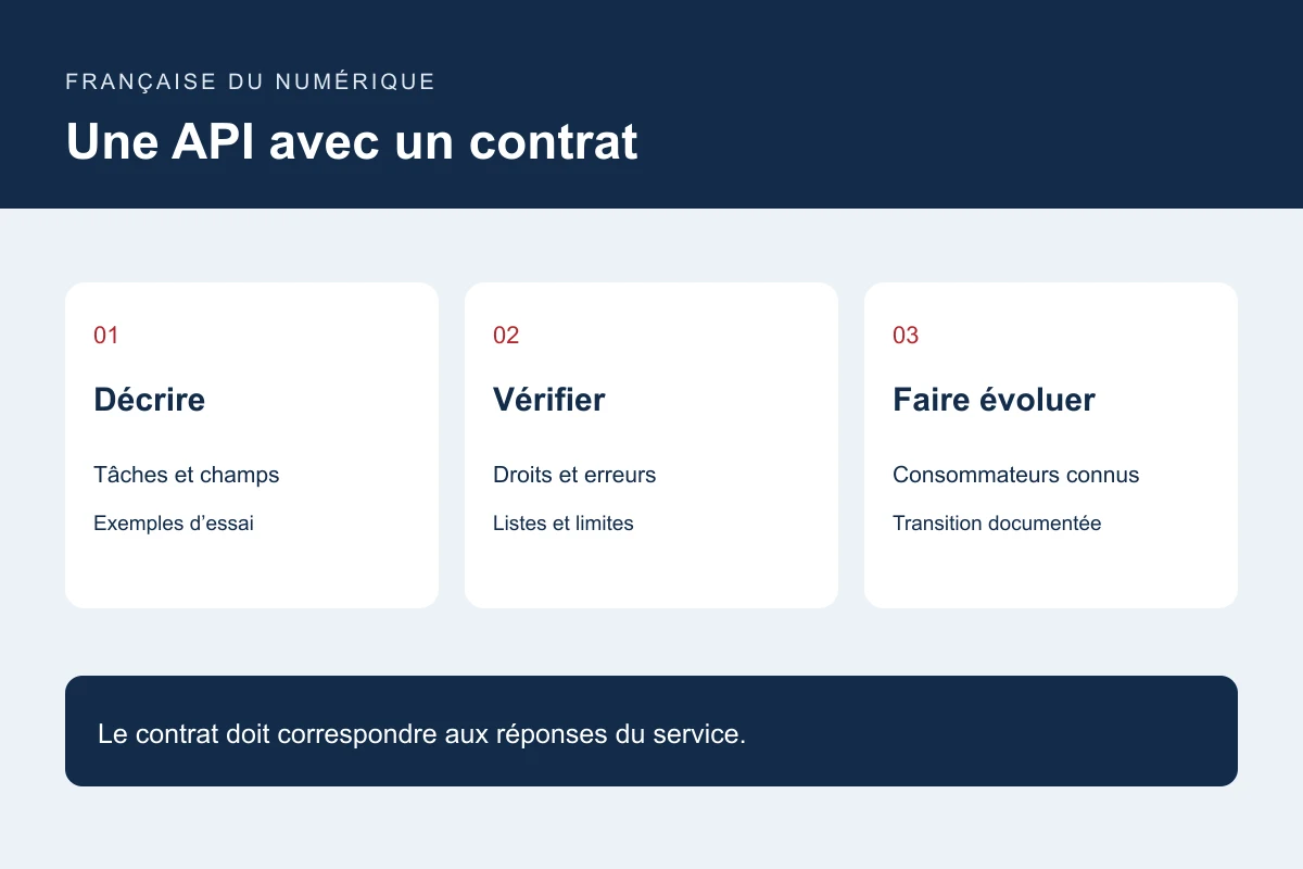 Une API avec un contrat