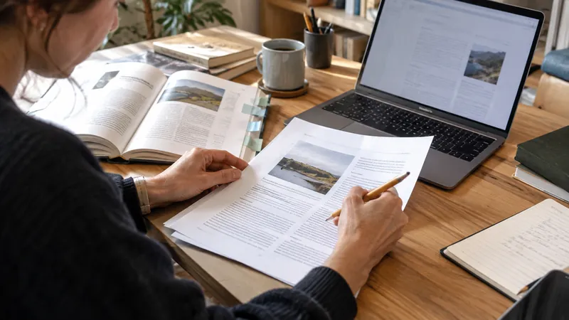 Illustration: checking an article against reference documents