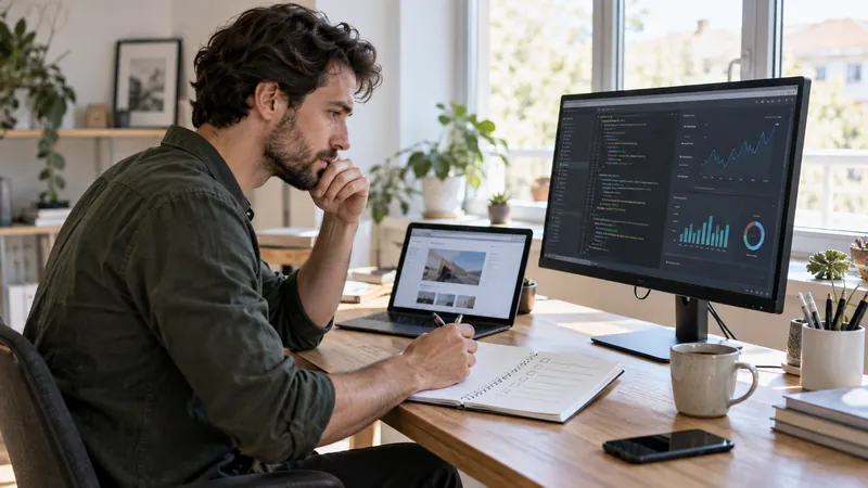 Illustration: checking website code and technical behaviour