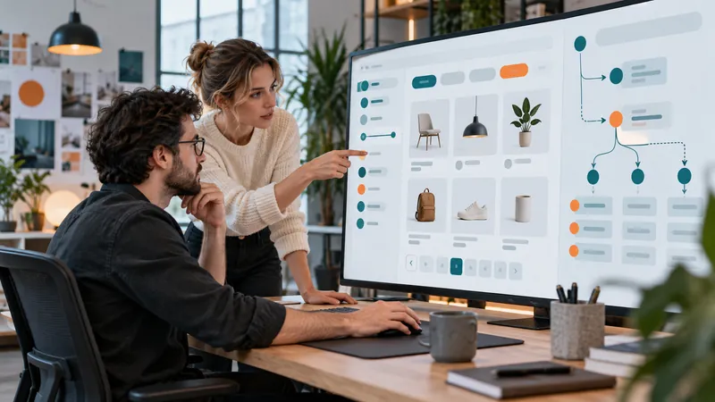 Illustration: reviewing catalogue filters, page paths and pagination