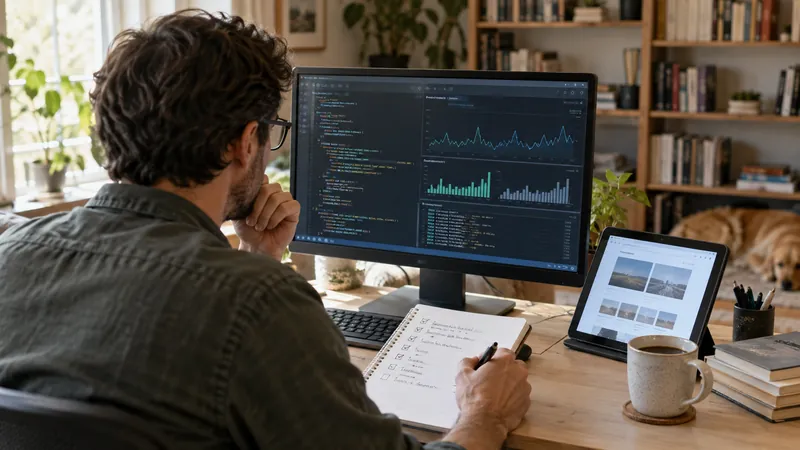 Illustration: checking website code and technical behaviour