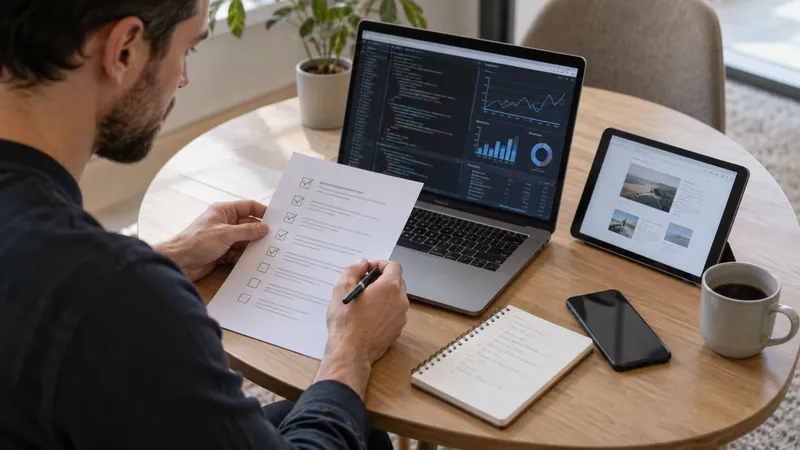 Illustrazione: verifica tecnica del codice e funzionamento di un sito