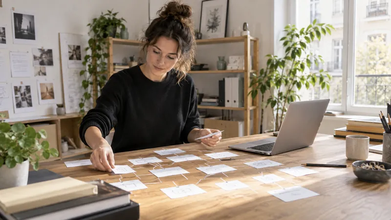 Illustrazione: organizzazione delle pagine e link di un sito