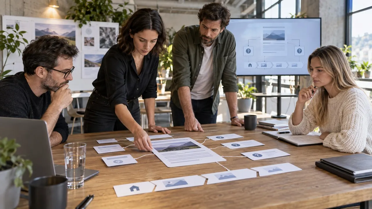 What is an entity strategy for a web agency website?