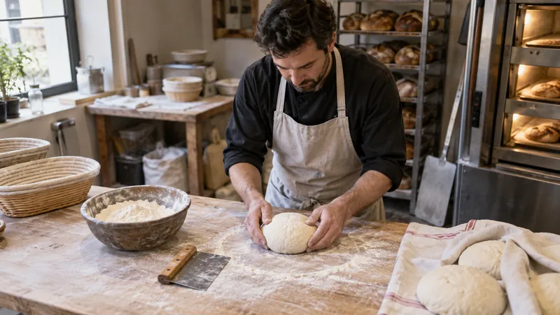 Abbildung: Brotformen in einer Bäckerei