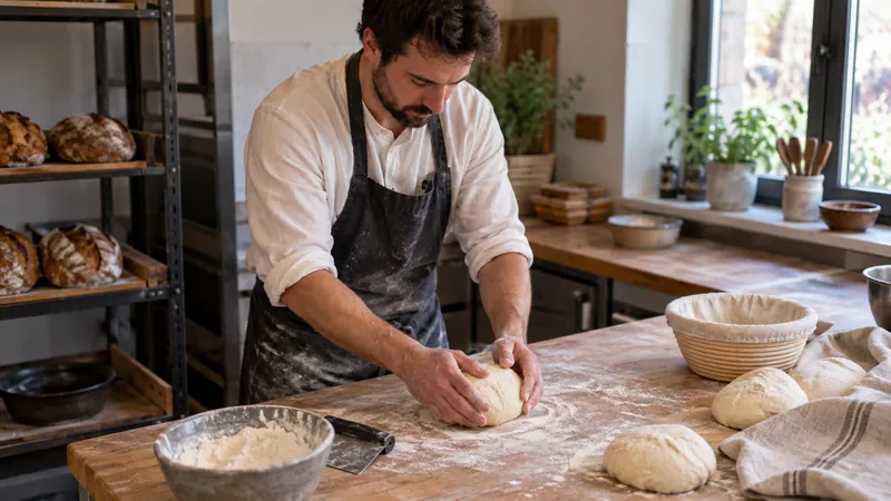 Abbildung: Brotformen in einer Bäckerei