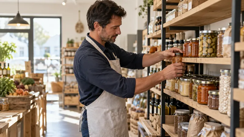 Abbildung: Präsentation von Produkten in einem Feinkost