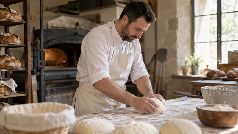 Abbildung: Brotformen in einer Bäckerei