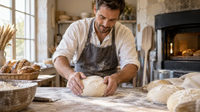 Abbildung: Brotformen in einer Bäckerei