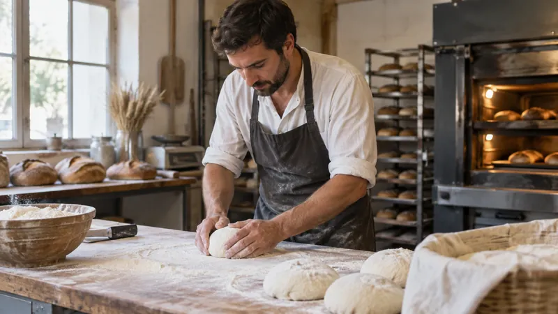 Abbildung: Brotformen in einer Bäckerei