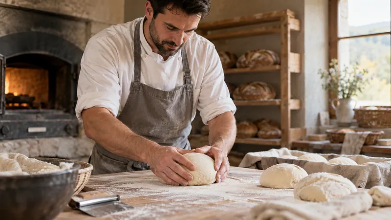 Abbildung: Brotformen in einer Bäckerei