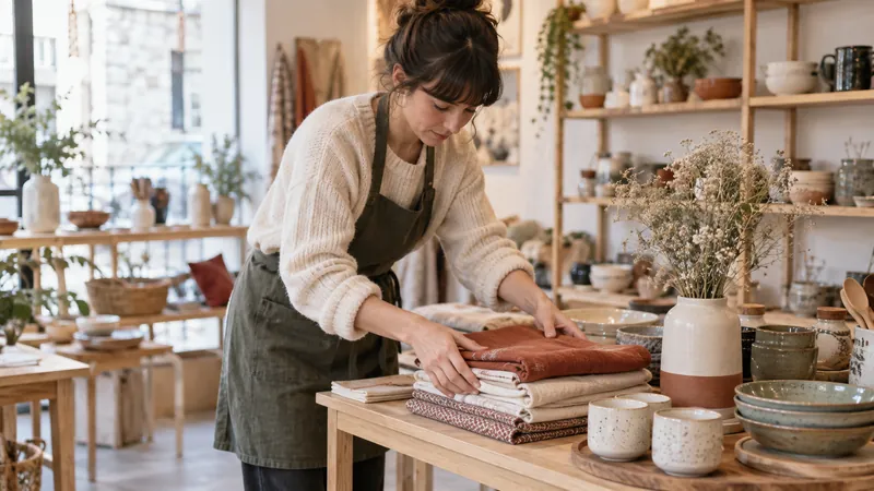 Abbildung: Präsentation von Objekten in einem Concept Store