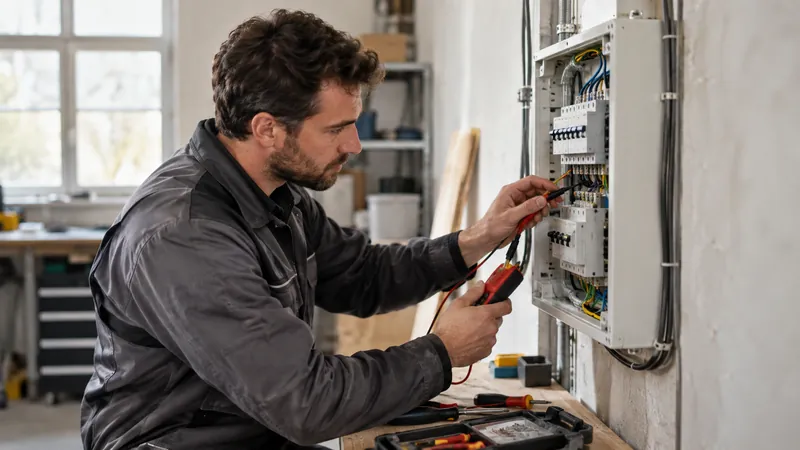 Illustration: Control of an electrical installation