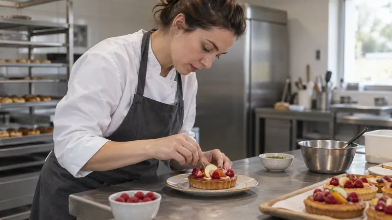 Illustrazione: preparazione di pasticcini in laboratorio