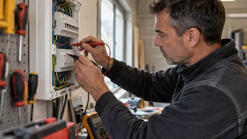 Illustration: Control of an electrical installation