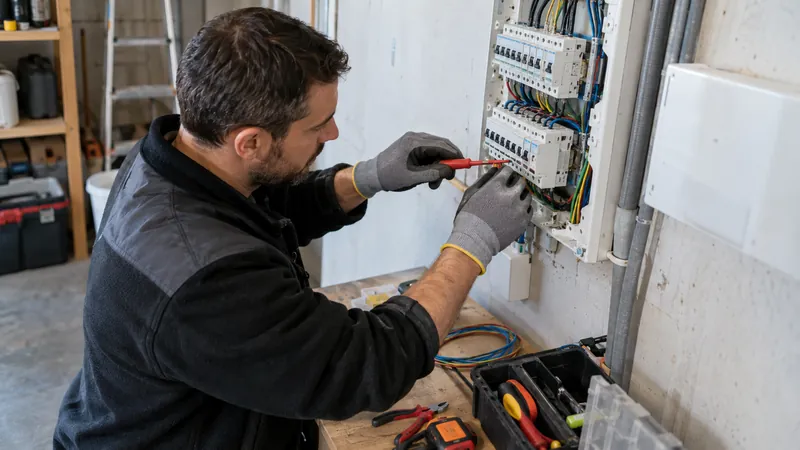 Illustration: Control of an electrical installation