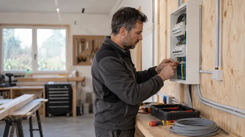 Abbildung: Steuerung einer Elektroinstallation