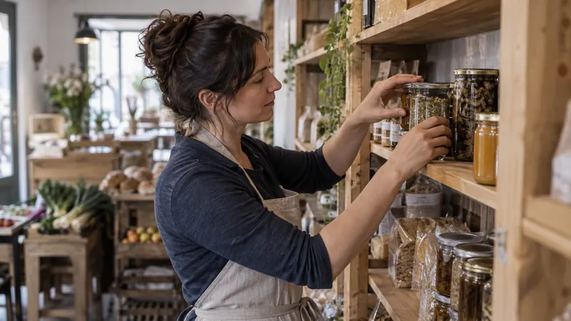 Abbildung: Präsentation von Produkten in einem Feinkost