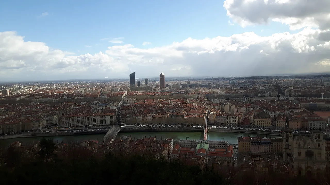 Lyon · panorama sur la ville
