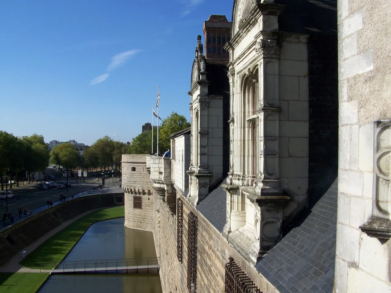 Nantes · rempart sud du château des ducs de Bretagne