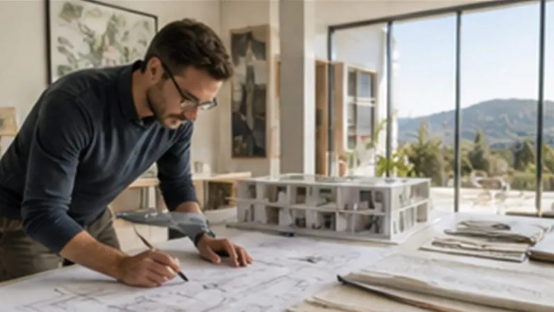 Illustratie van de activiteit Architect