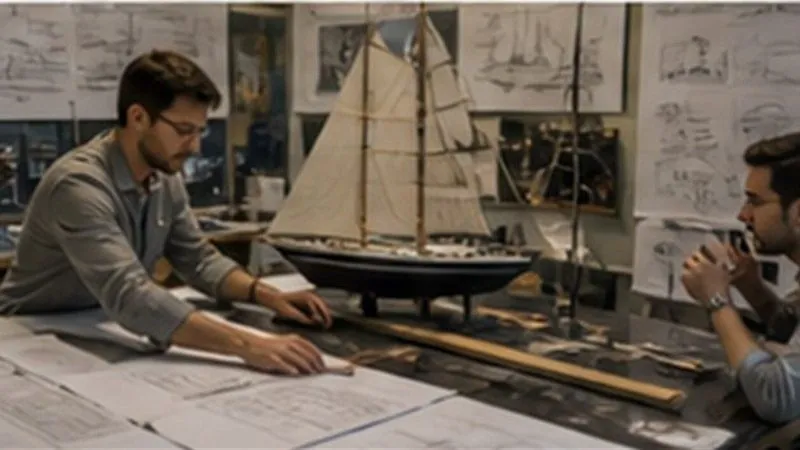 Illustratie van de activiteit Scheepsarchitectenbureau