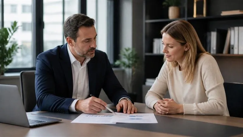 Illustratie van de activiteit Financieel adviseur