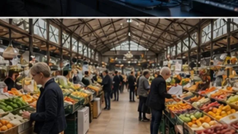Illustratie van de activiteit Overdekte markt