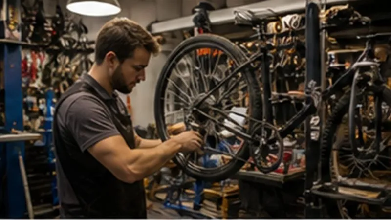 Illustratie van de activiteit Fietsenmaker