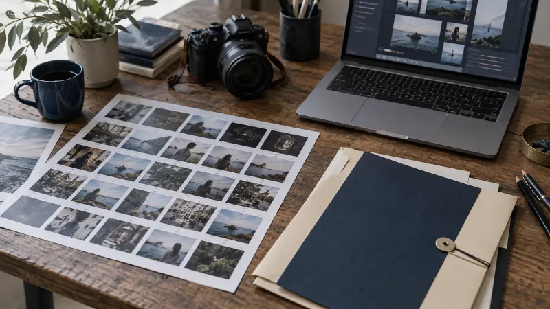 Illustratie — projectwerk en bewijs presenteren zonder overdrijving