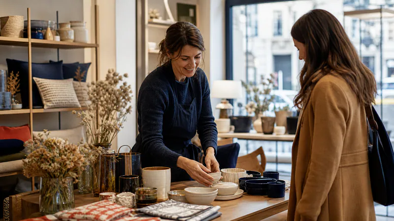 Illustration d’une activité Boutique de décoration