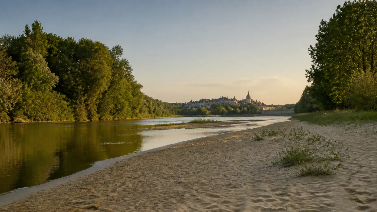 Paysage évocateur du département Cher et de sa région