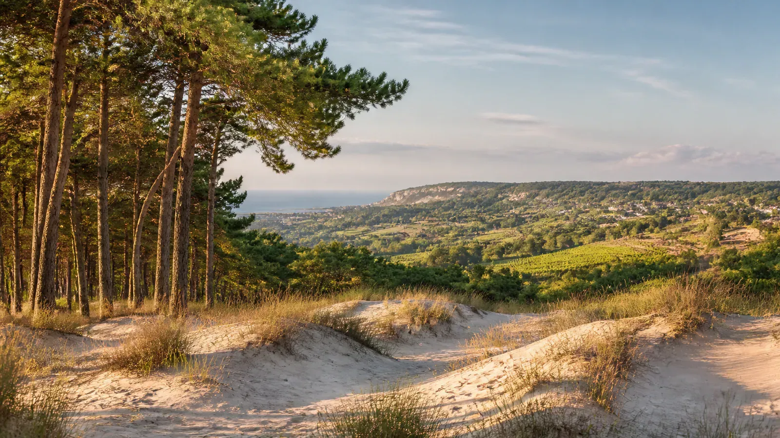 Paysage évocateur du département Dordogne et de sa région