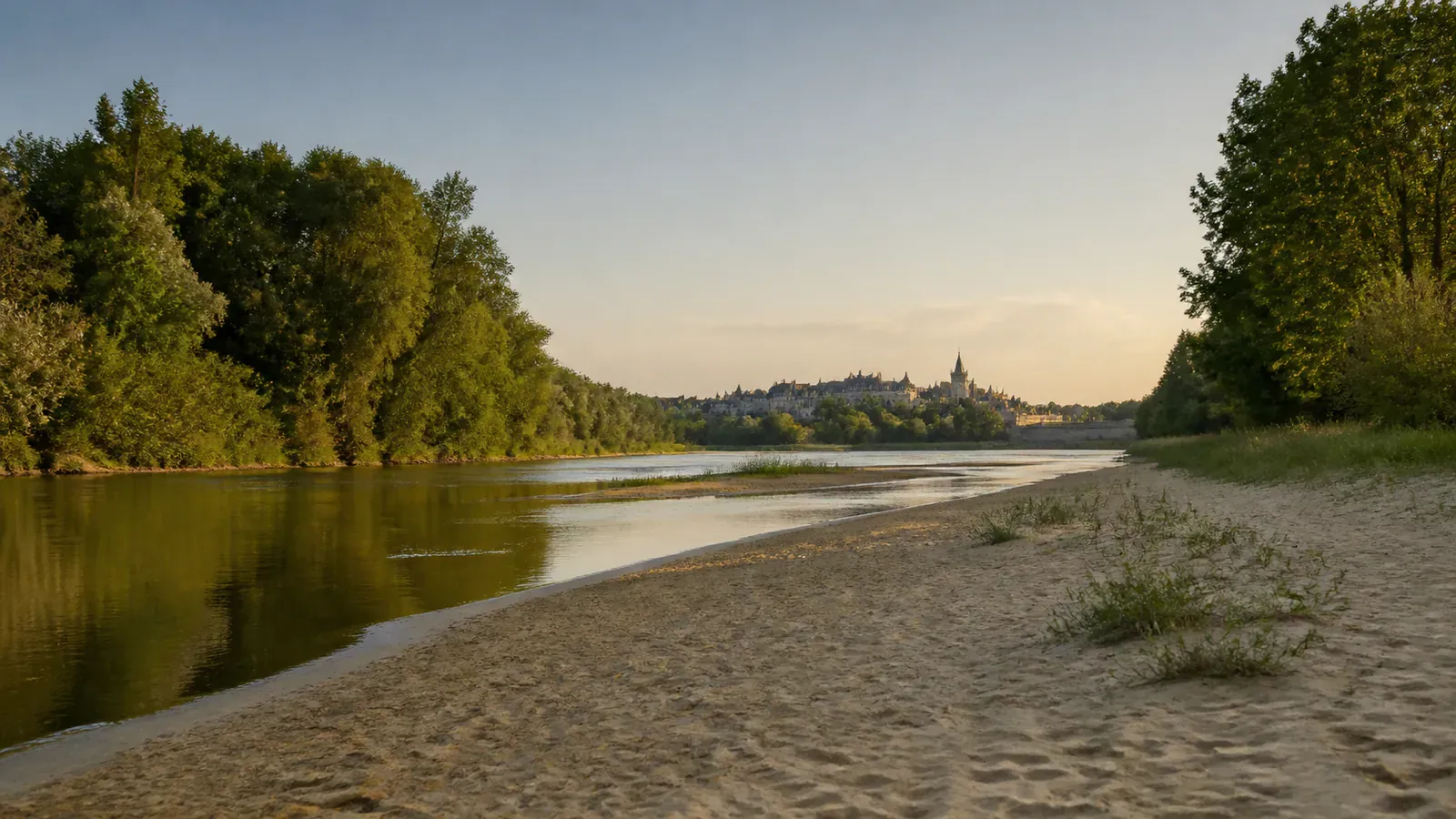 Paysage évocateur du département Loir-et-Cher et de sa région