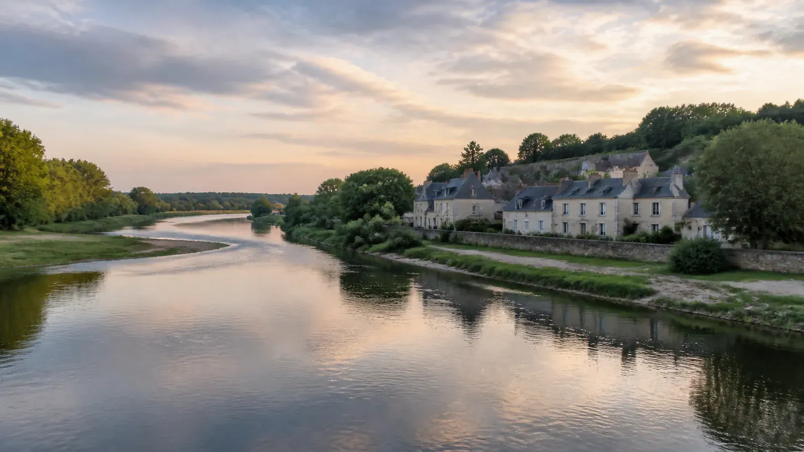 Paysage évocateur du département Loire-Atlantique et de sa région