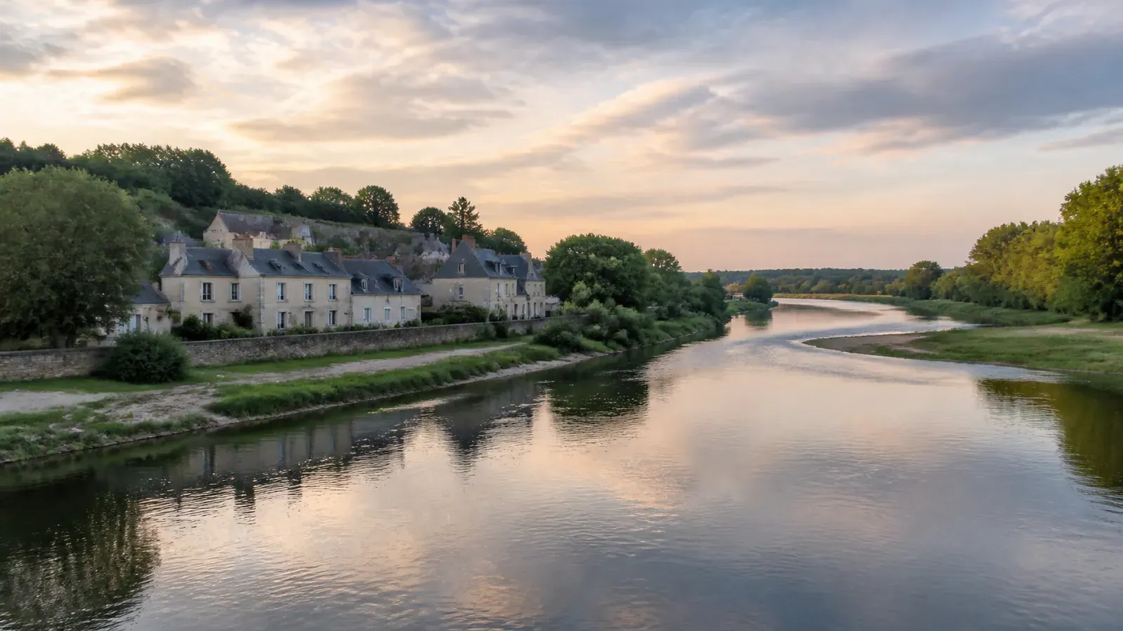 Paysage évocateur du département Maine-et-Loire et de sa région