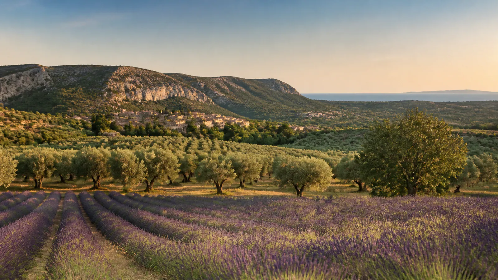 Paysage évocateur du département Var et de sa région