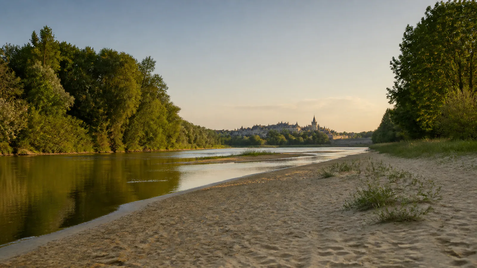 Paysage évocateur de la région Centre-Val de Loire