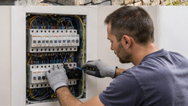 Illustratie van de activiteit Elektricien