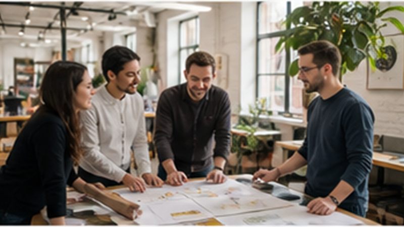 Illustratie van de activiteit Communicatiebureau