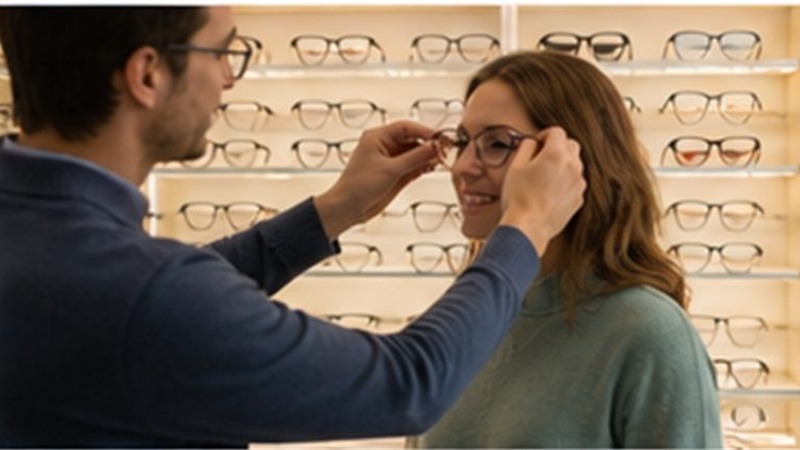 Illustratie van de activiteit Opticien
