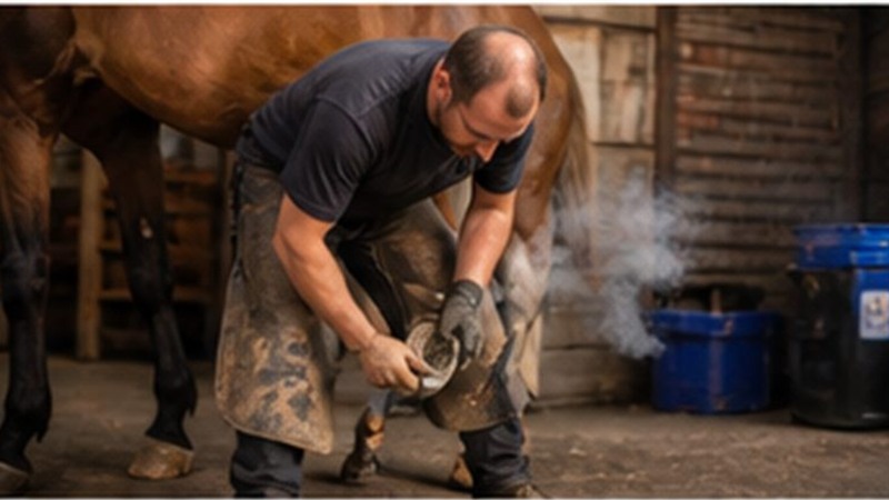 Illustratie van de activiteit Hoefsmid