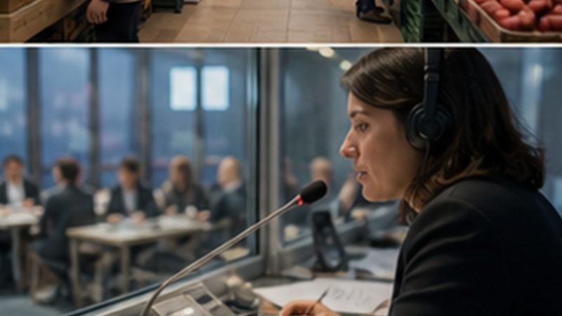 Illustratie van de activiteit Conferentietolk