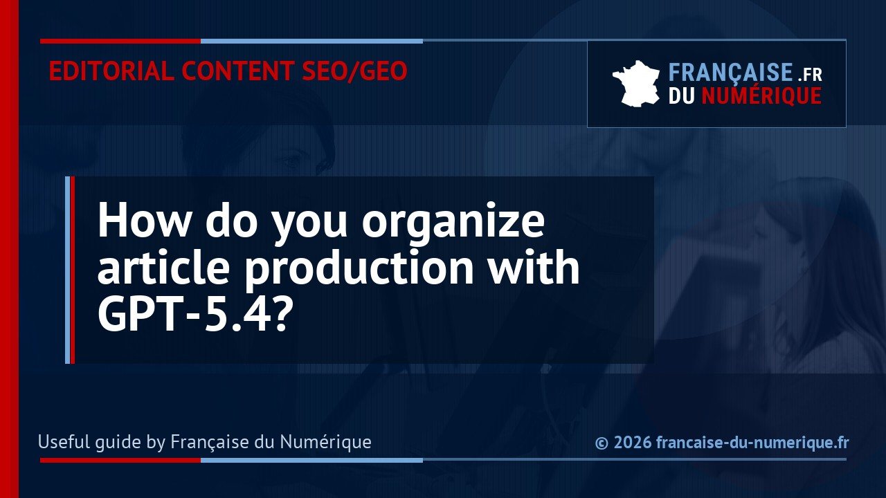 How do you organize article production with GPT-5.6?